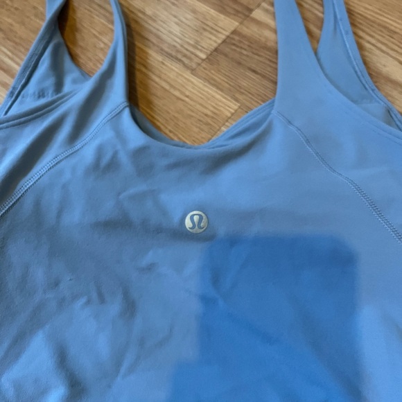 LuluLemon Align Cropped Tank Top in Chambray Size 6 - Picture 8 of 10